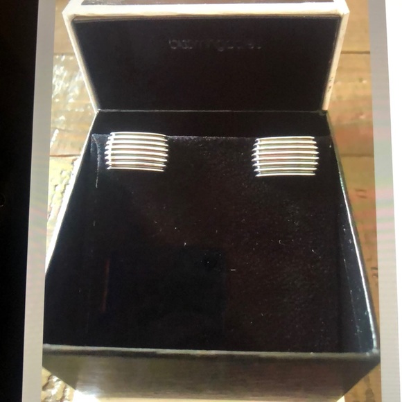 David Yurman Royal Cord Dome Silver Cufflinks NWT!